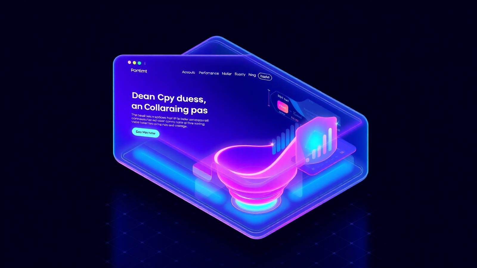 Illustrative visual for A marketing site that lifted paid CVR by 64%